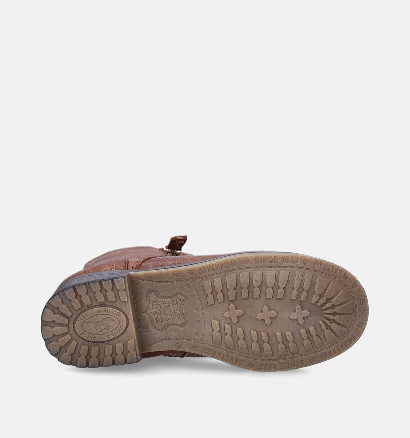 Mustang Cognac Stoere boots voor meisjes (345603)