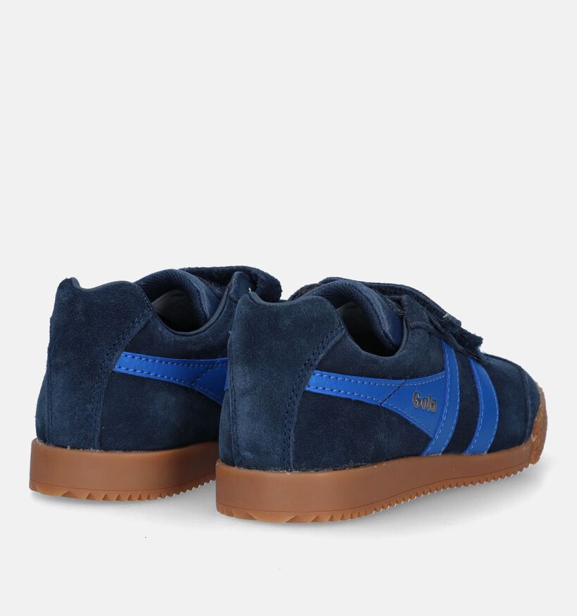 Gola Harrier Strap Baskets en Bleu pour filles, garçons (335822)