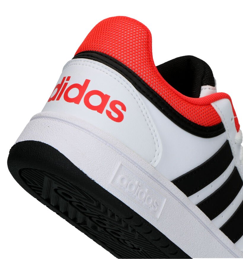 adidas Hoops 3.0 Witte Sneakers voor jongens (318804)