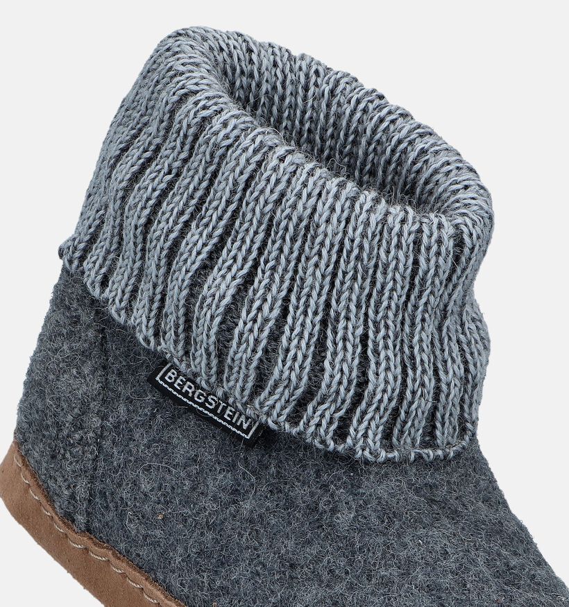 Bergstein Cozy Lux Pantoufles en Gris pour filles, garçons (348787)