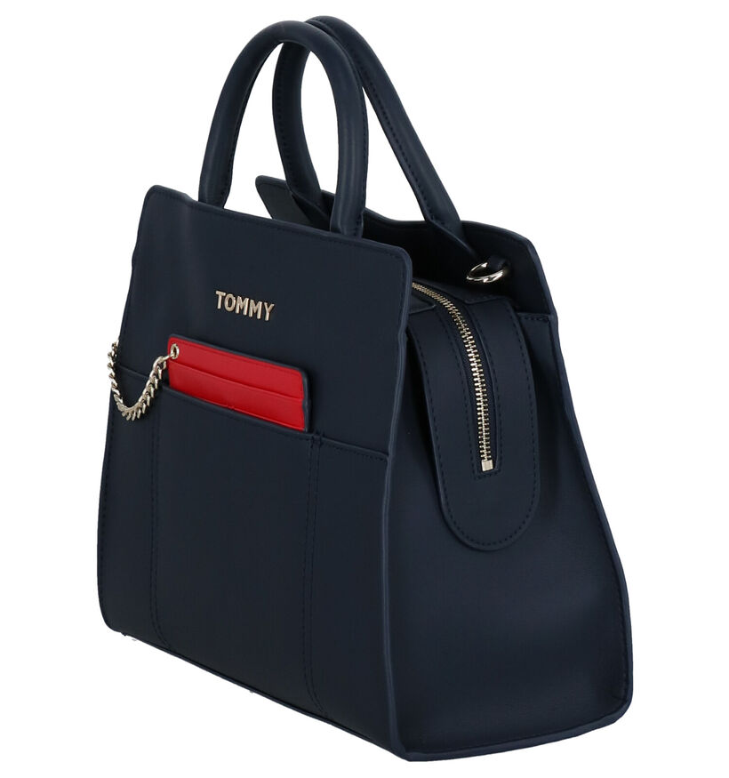 Tommy Hilfiger Item Statement Tote Sac à Main en Bleu en simili cuir (256971)