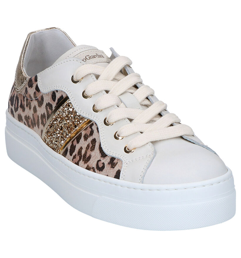 NeroGiardini Beige Sneakers in leer (270580)