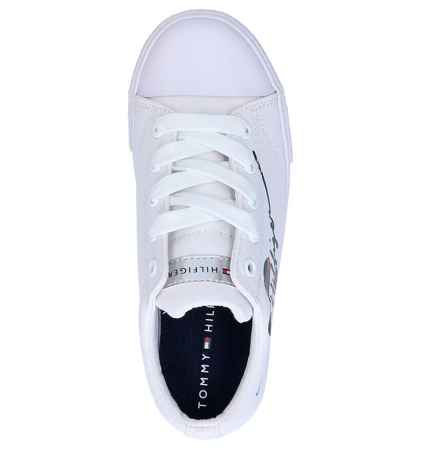 Tommy Hilfiger Witte Sneakers in stof (266558)