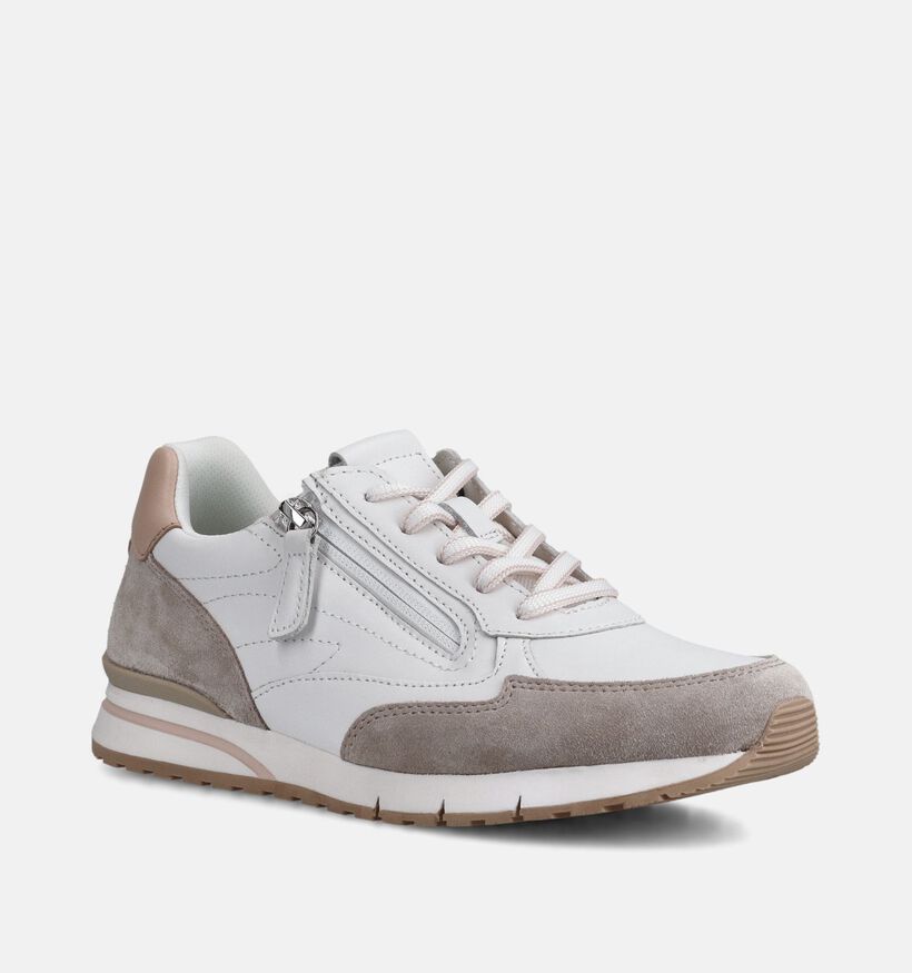 Gabor Witte Veterschoenen voor dames (368360) - geschikt voor steunzolen
