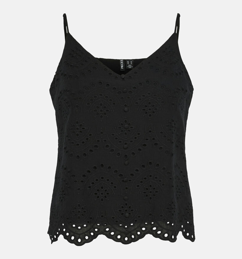 Pieces Vilde Zwart Topje voor dames (351106)