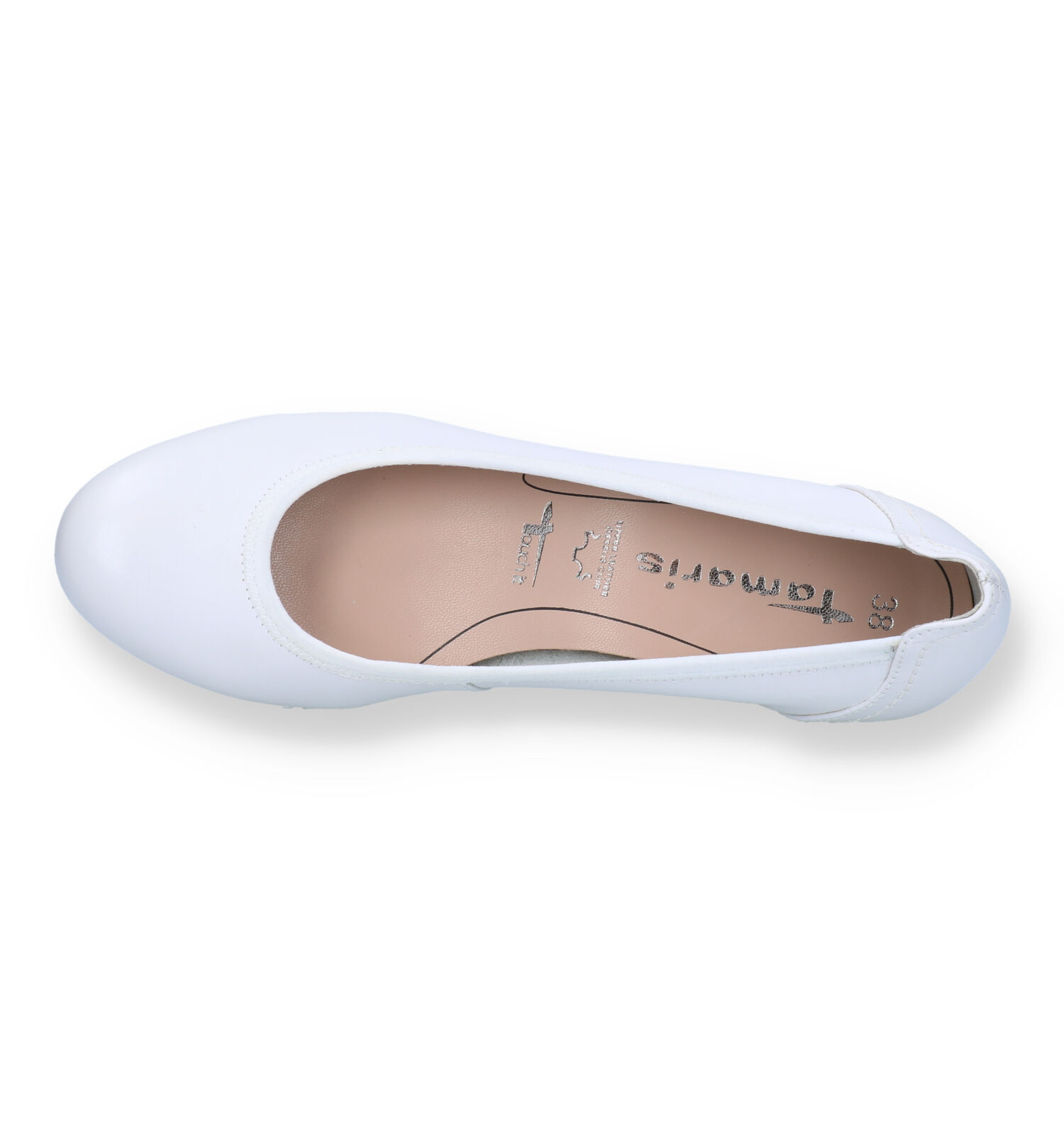 Tamaris Witte Pumps met sleehak Dames Pumps Online op TORFS.BE