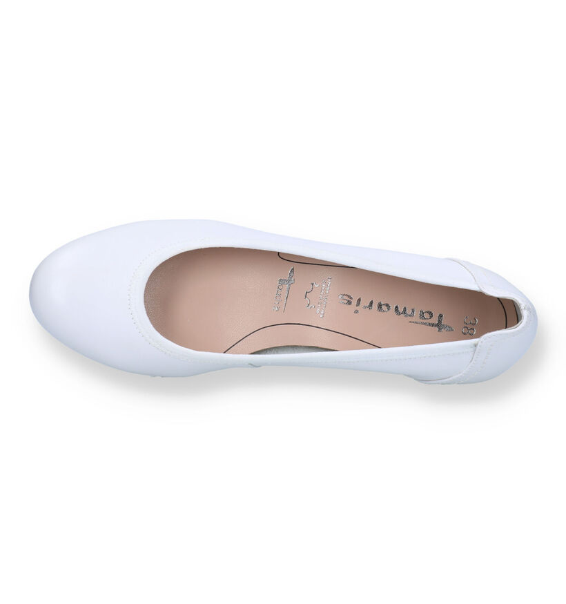 Tamaris Witte Pumps met sleehak voor dames (334258)