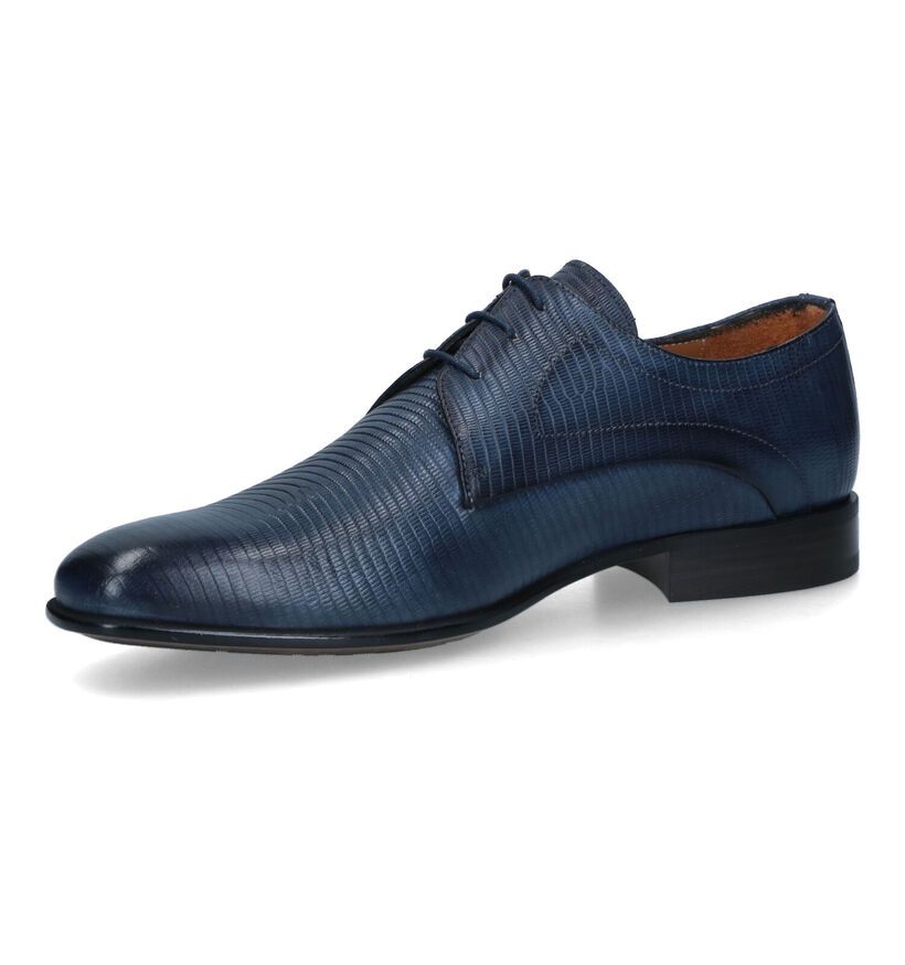 Via Borgo Chaussures classiques en Bleu pour hommes (319715)