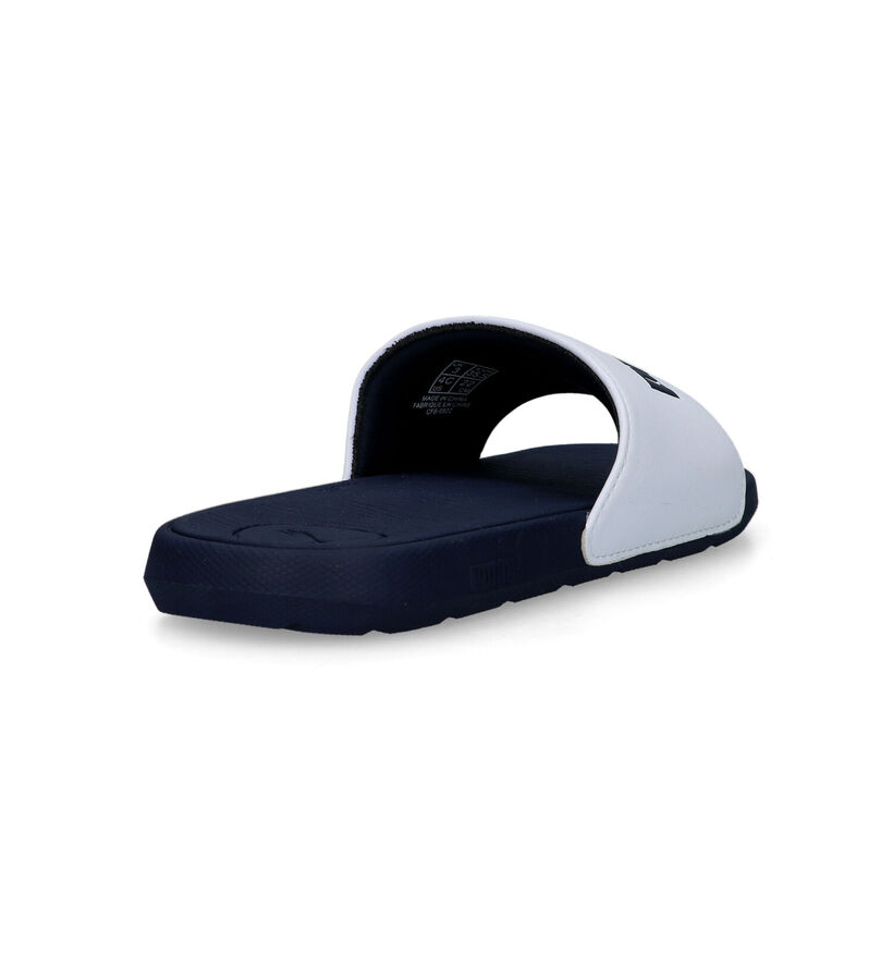 Puma Cool Cat 2.0 Claquettes de picine en Bleu pour filles, garçons (350400)