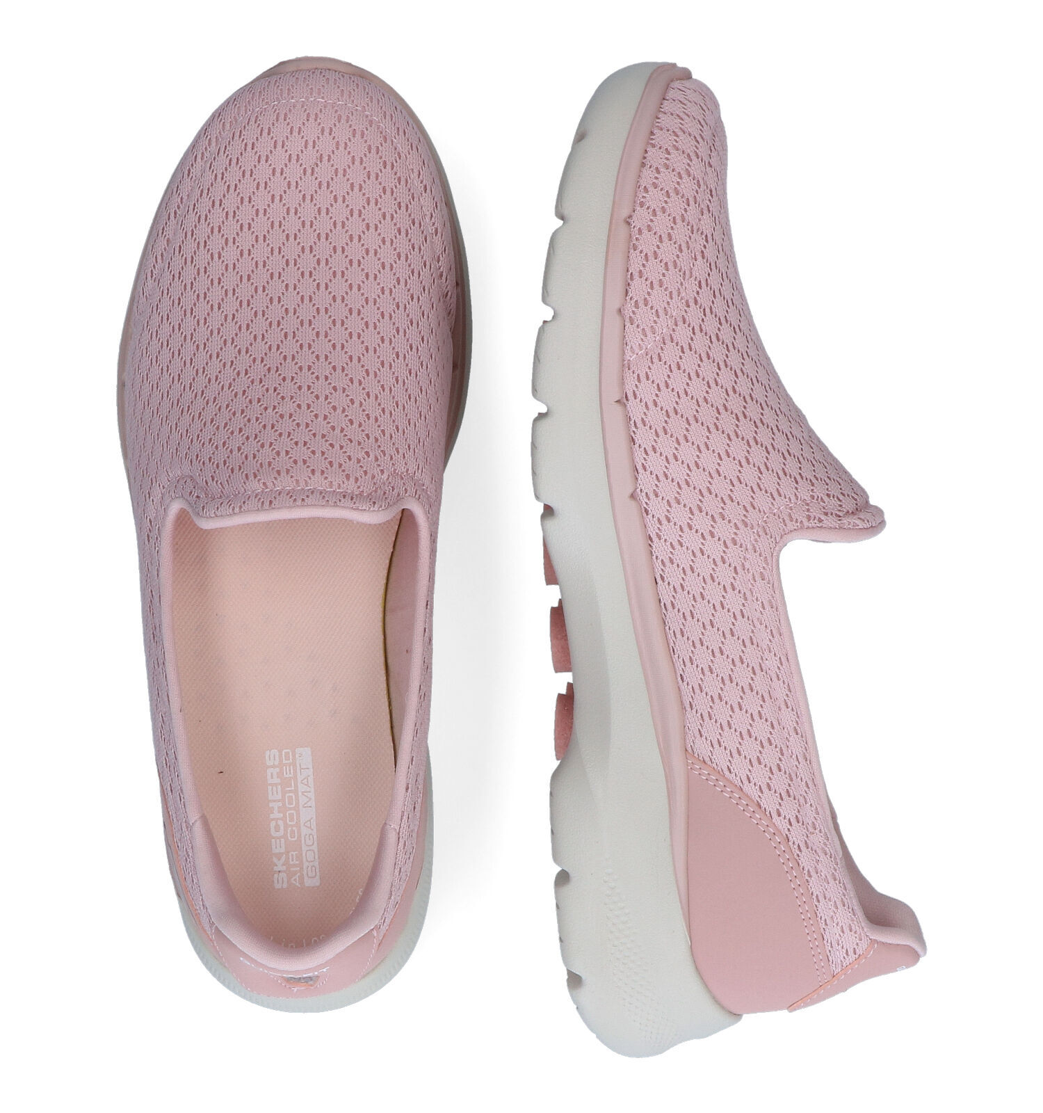 Skechers Go Walk 6 Roze Slip on Sneakers Dames Sneakers Online op TORFS.BE