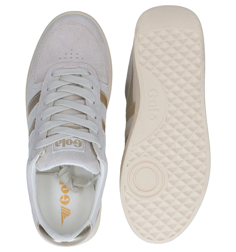 Gola Grandslam Pearl Grijze Sneakers in leer (289184)