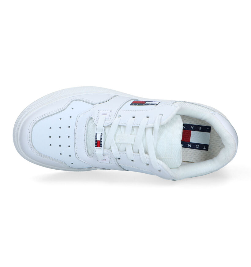 Tommy Hilfiger Retro Flatform Baskets en Blanc pour femmes (320988)