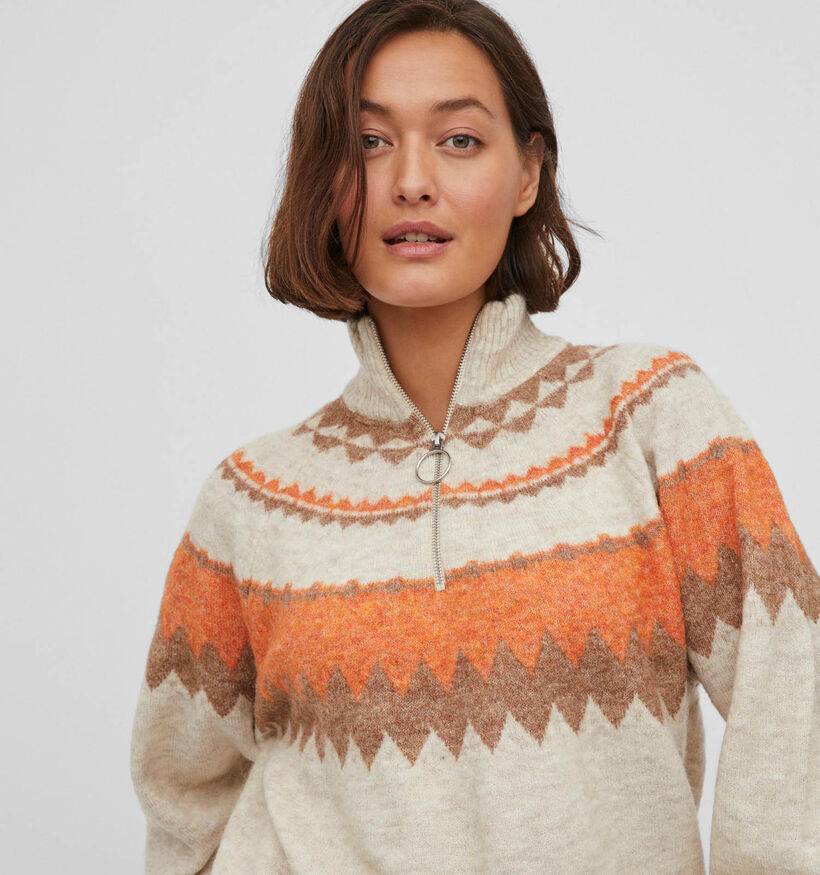 Vila Alva Pull en Beige (327379)