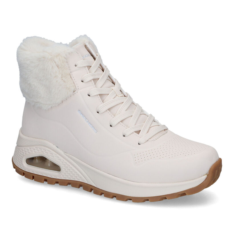 Skechers Uno Rugged Baskets en Noir en simili cuir (312796)