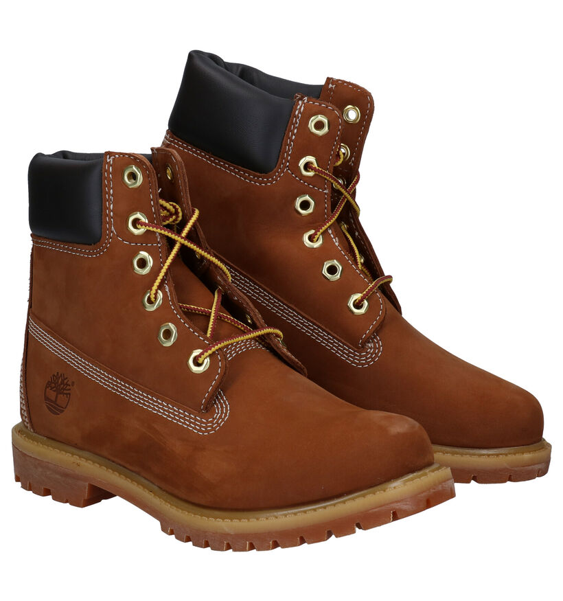Timberland 6 Inch Premium Bruine Boots voor dames (294344) - geschikt voor steunzolen