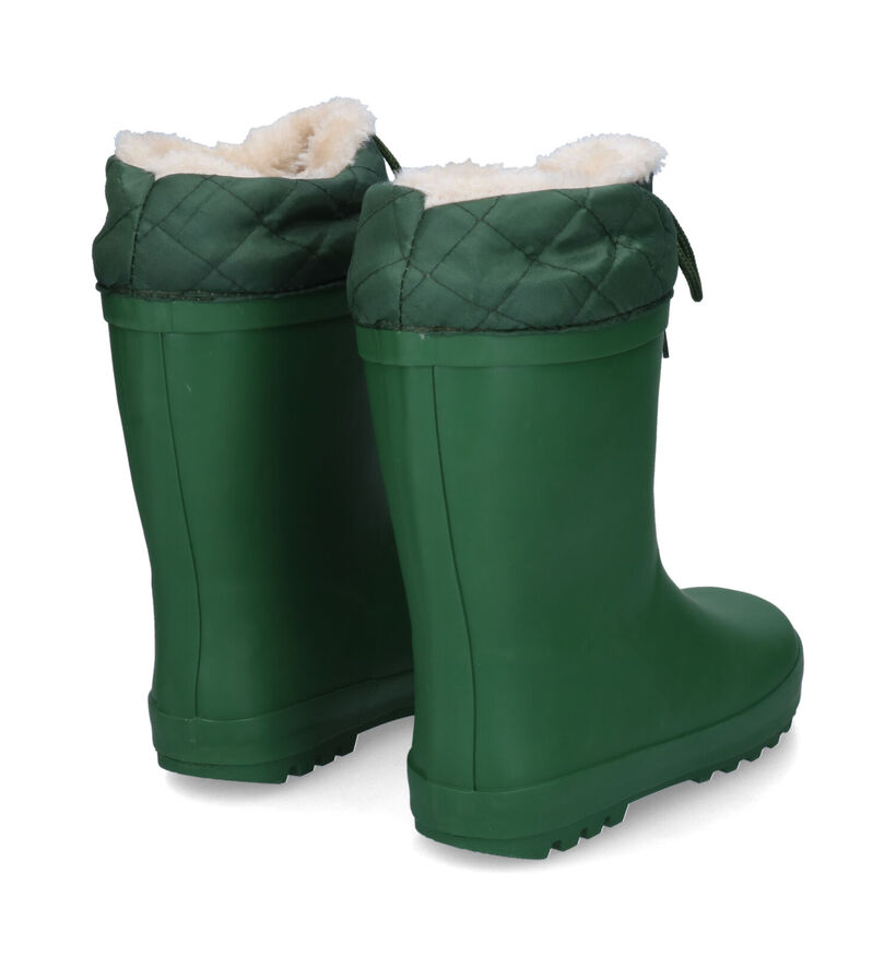 Xplor Rainboot Collar Fur Bottes de pluie en Noir pour garçons, filles (326387) - pour semelles orthopédiques