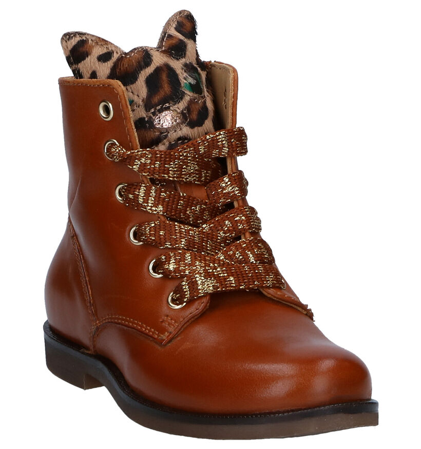 STONES and BONES Caste Cognac Boots voor meisjes (295053) - geschikt voor steunzolen