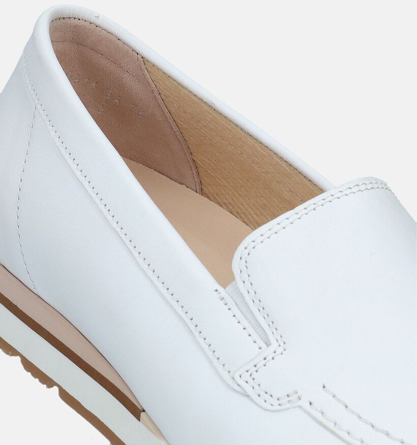 Gabor OptiFit Mocassins en Blanc pour femmes (339472) - pour semelles orthopédiques