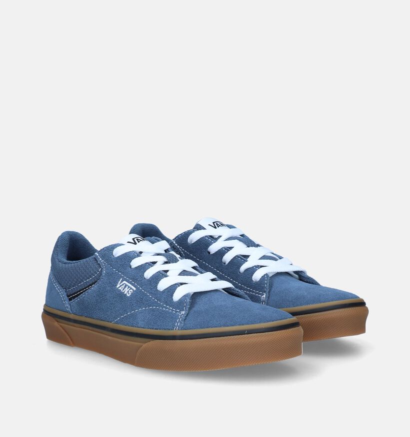 Vans Seldan Blauwe Skate sneakers voor jongens (334088)