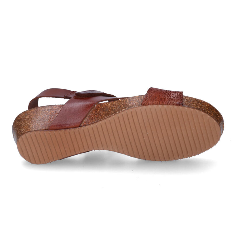 Hee Cognac Sandalen in leer (305324)