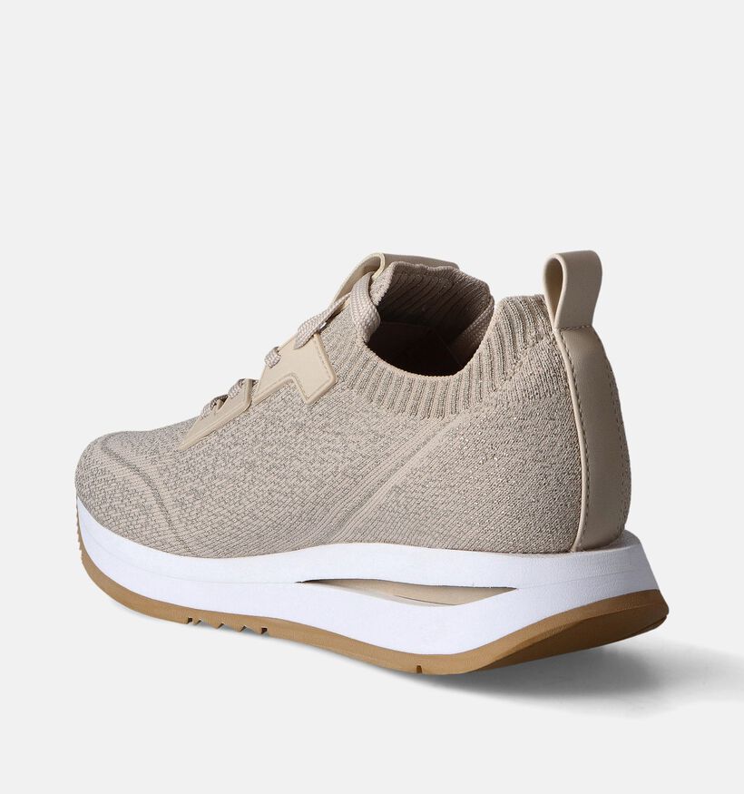 Guess Esti Beige Sneakers voor dames (350426) - geschikt voor steunzolen
