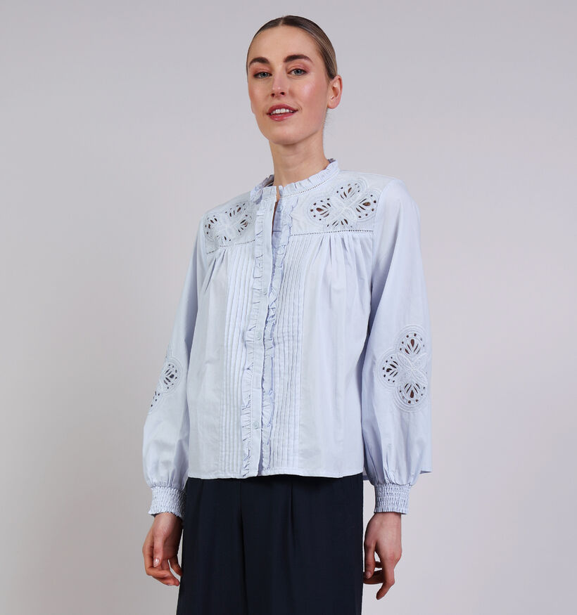 Rue Mazarine Swann Blauwe Blouse voor dames (374140)