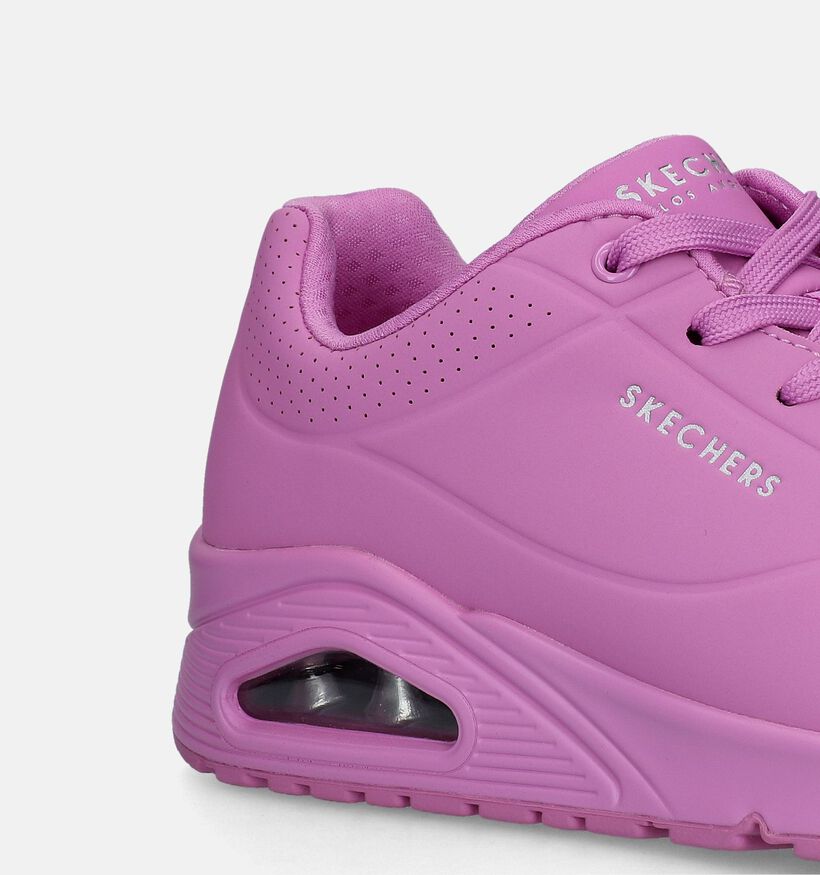Skechers Uno Stand On Air Baskets en Noir pour femmes (350488)