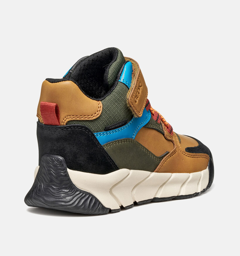 Geox Flexyper Chaussures hautes en Marron pour garçons (361954) - pour semelles orthopédiques