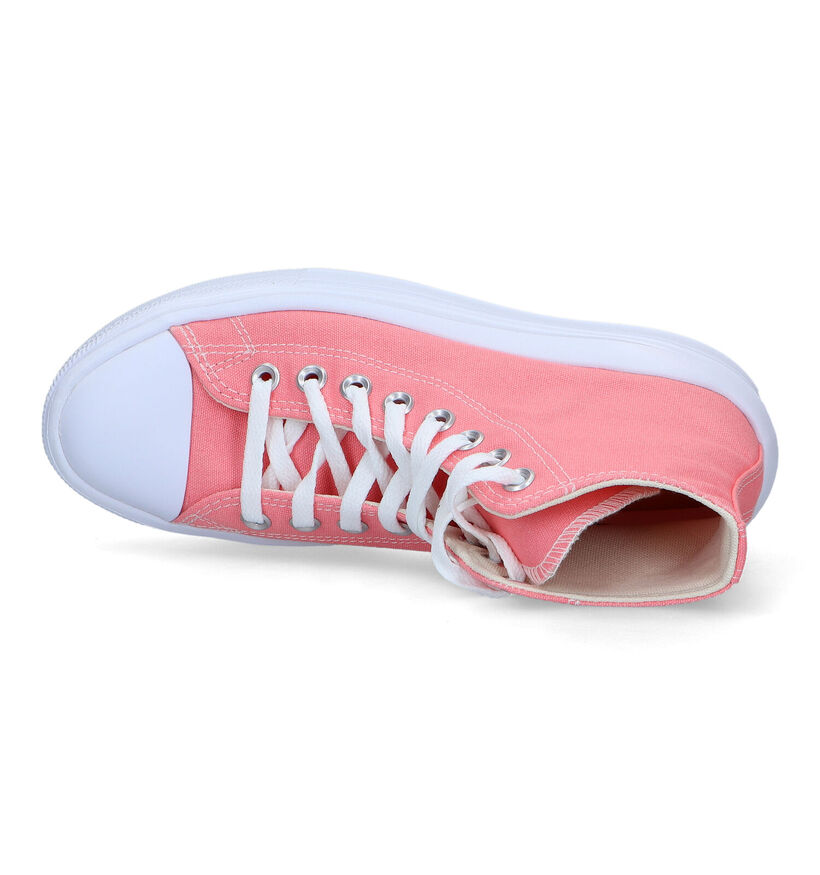 Convers Chuck Taylor All Star Move Platform Baskets en Rose pour femmes (325471)