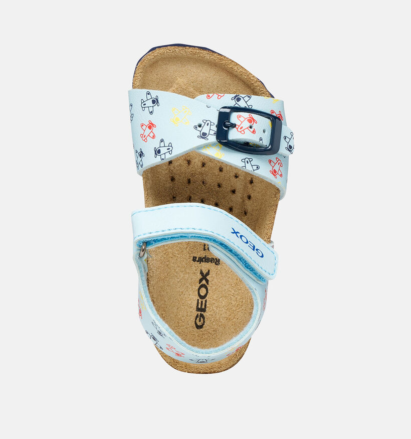 Geox B Chalki Sandales pour b&eacute;b&eacute; en Bleu pour gar&ccedil;ons (368861)