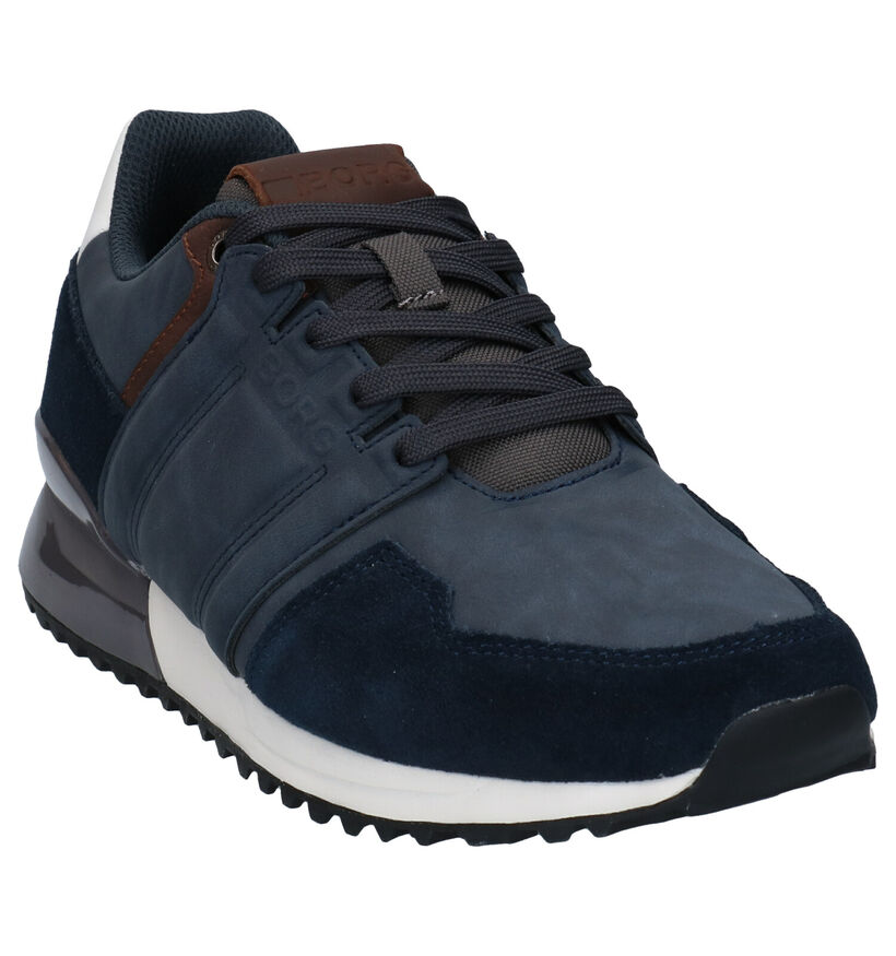 Björn Borg Chaussures à lacets en Bleu en nubuck (278505)