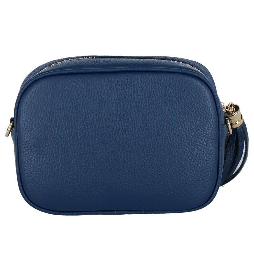 Dolce C. Blauwe Crossbody Tas in leer (280843)