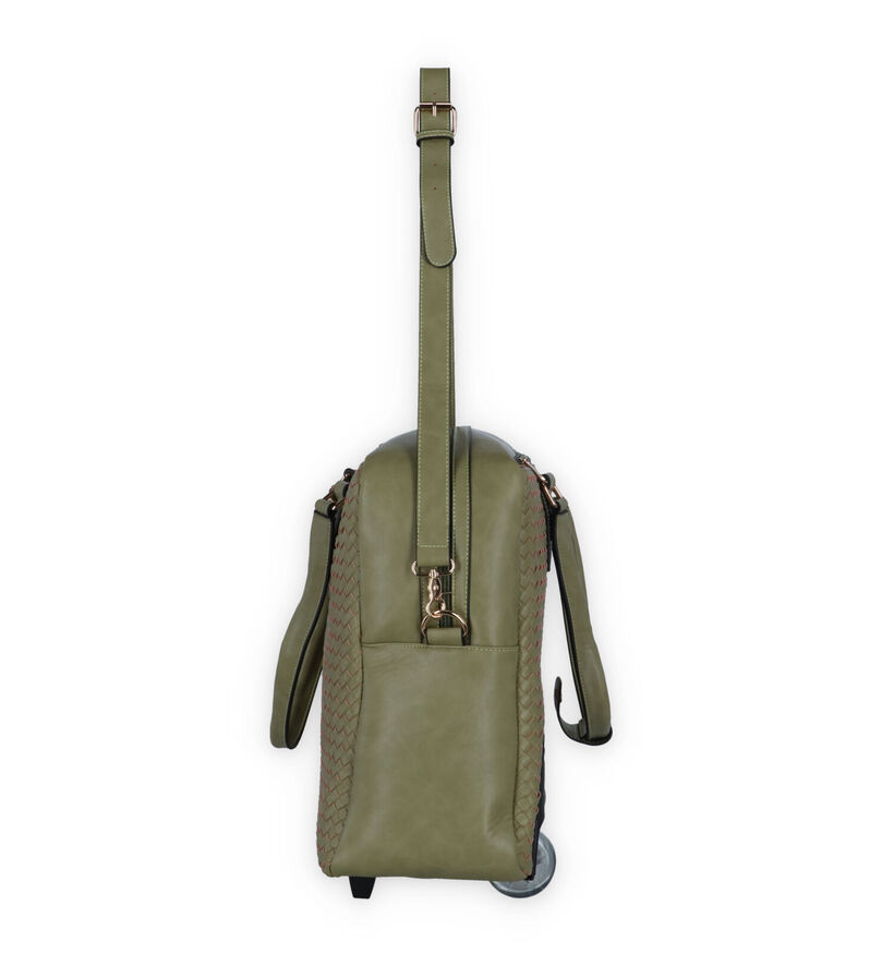 Olivia Lauren Sofia Sac à roulettes en Vert Kaki pour femmes (349650)