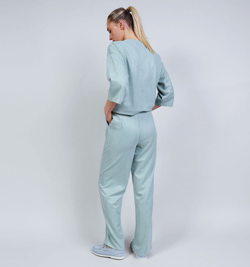 Vila Sudas Pantalon classique en Vert pour femmes (374841)