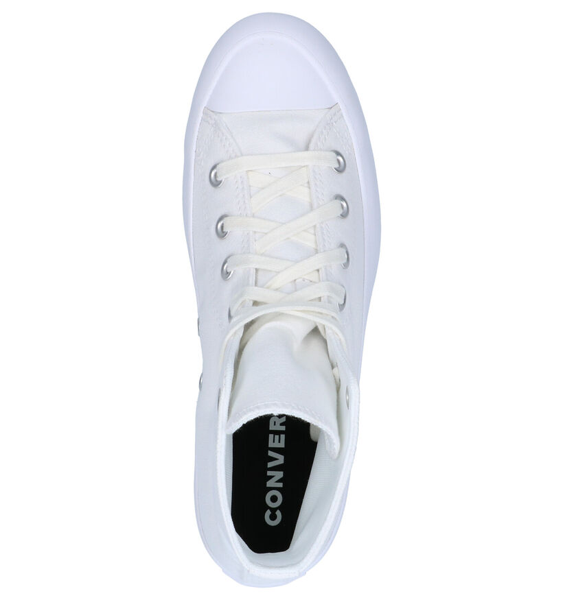 Chuck Taylor All Star Lift Baskets hautes en Blanc en textile (266481)