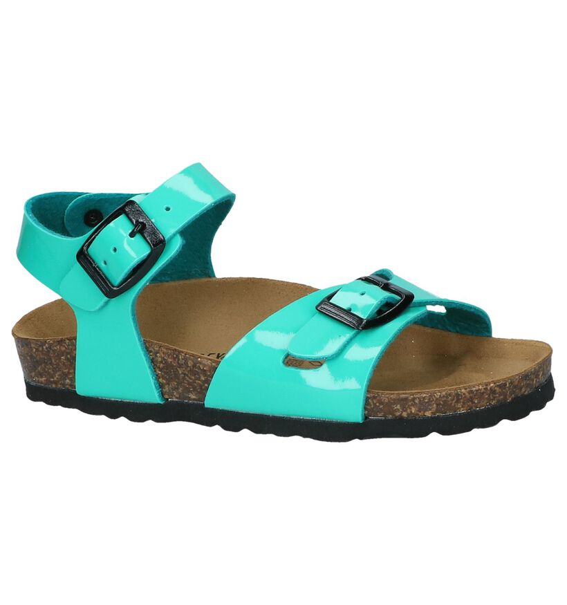 Groene Lak&eacute; Sandalen Biomodex in kunstleer (247652)