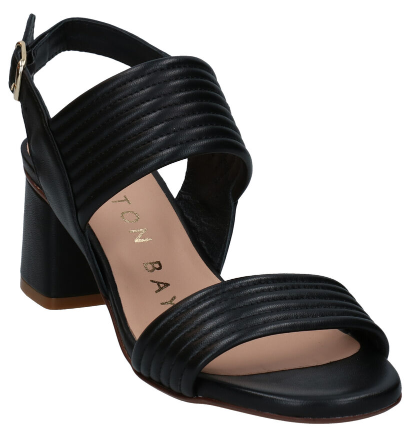 Hampton Bays Adia Zwarte Sandalen in leer (291452)