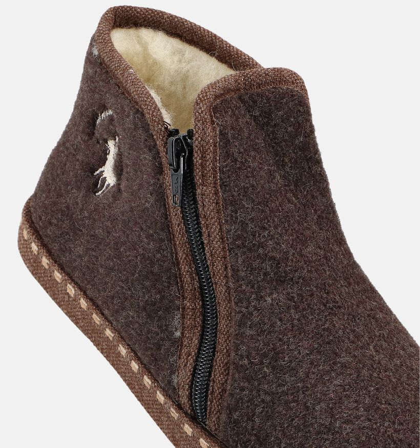 Hush Puppies Douvent Donkerbruine Hoge Pantoffels voor heren (377914)
