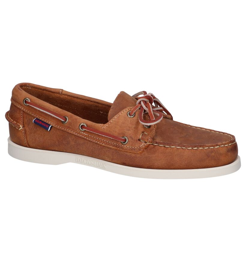 Sebago Dockside Chaussures bateau en Brun pour hommes (336831)