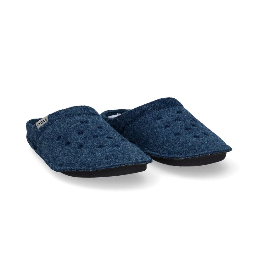 Crocs Classic Slipper Pantoufles en Noir en textile (298344)