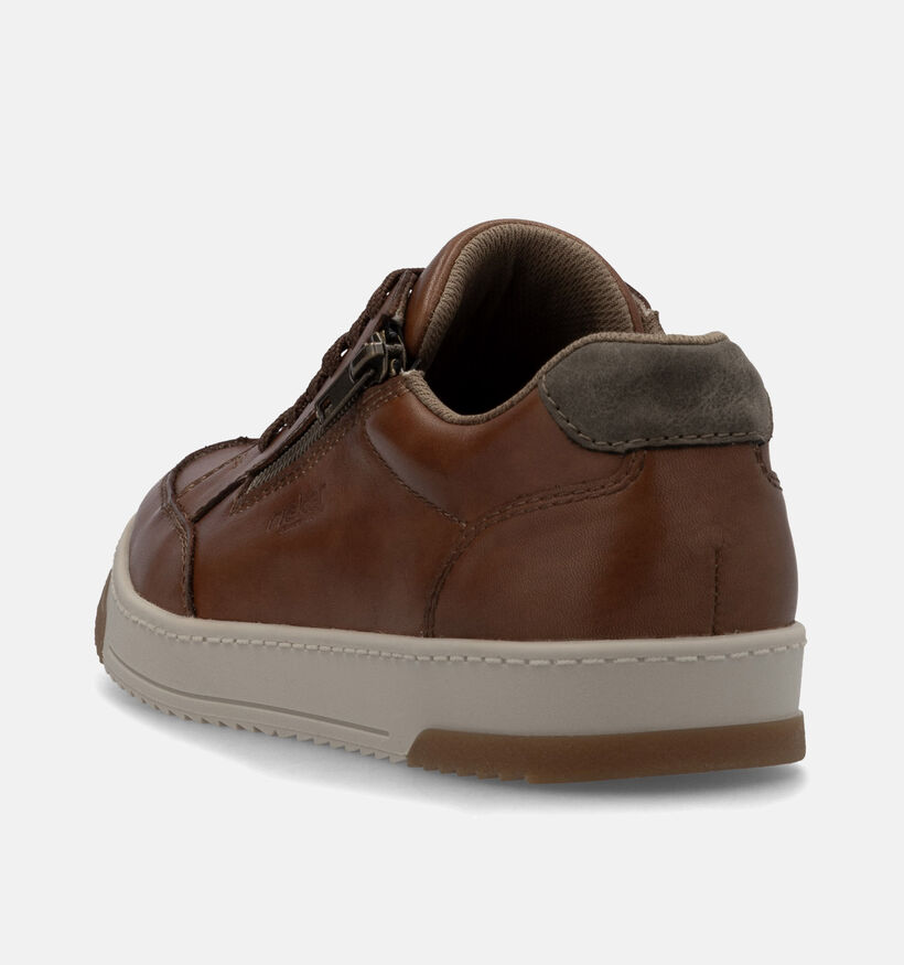 Rieker Chaussures à lacets en Cognac pour hommes (351312)
