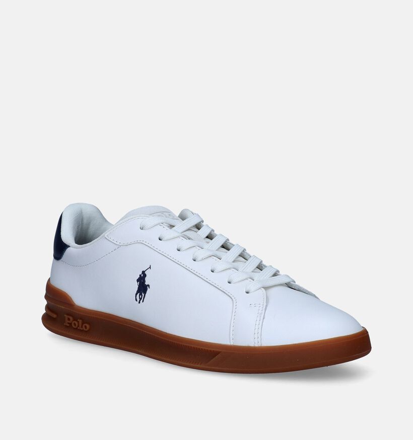 Polo Ralph Lauren Heritage Court Chaussures à lacets en Blanc pour hommes (344923)