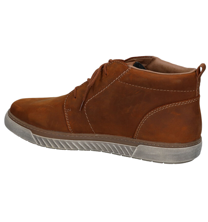 Rieker Cognac Hoge Schoenen in nubuck (281824)