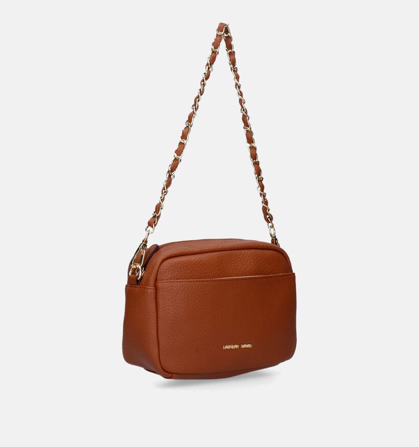 Laurent David Nos 016 Sac porté croisé en Cognac pour femmes (349833)