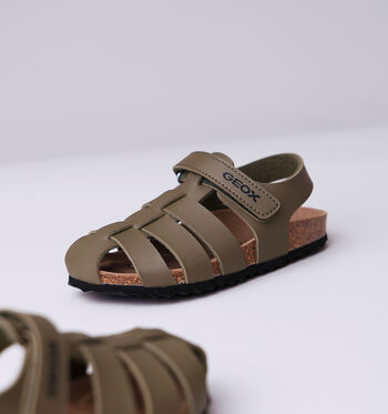 Geox Respira Sandales Bleu/Vert