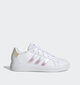 adidas Grand Court 2.0 Witte Sneakers Cloud White voor meisjes (359665) - geschikt voor steunzolen