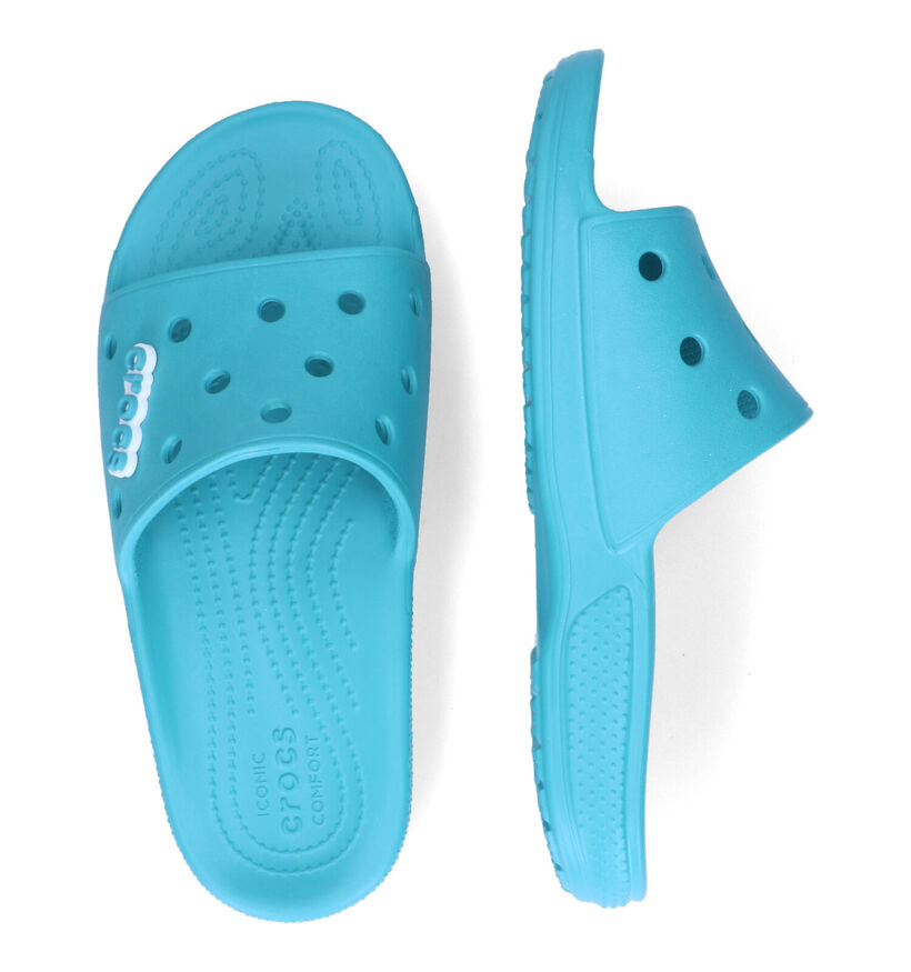 Crocs Classic Nu-pieds en Bleu pour femmes (322207)