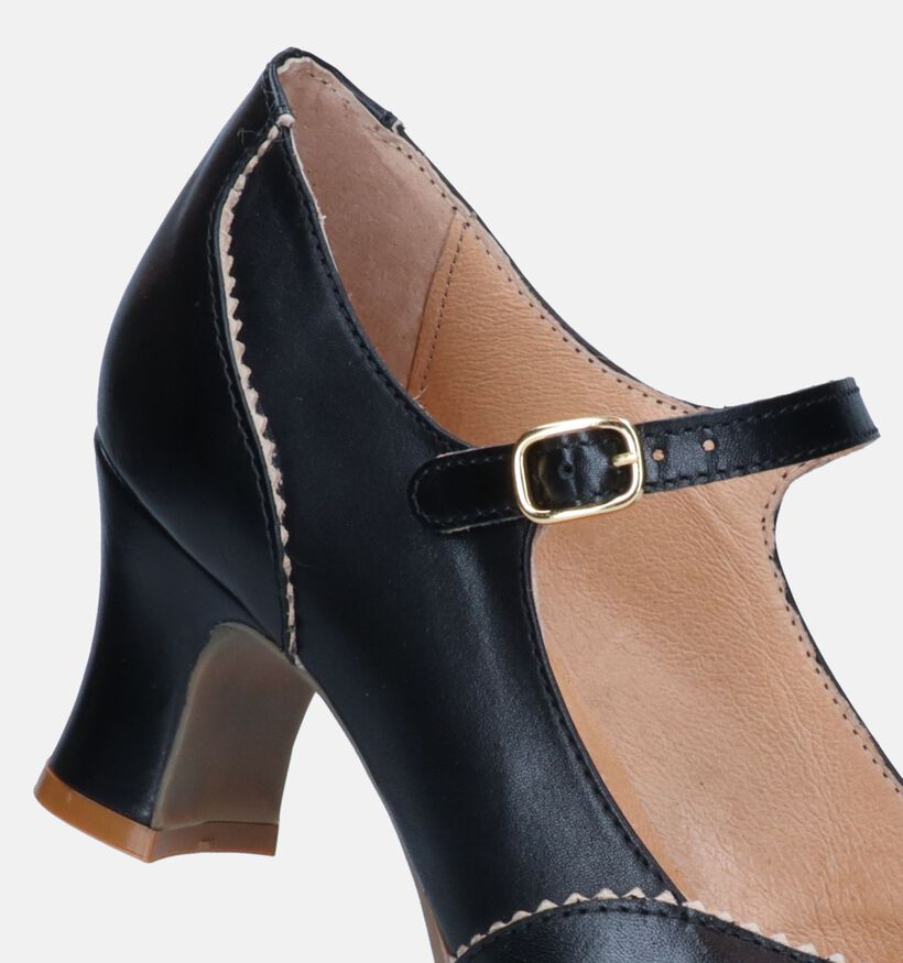 Rock n' Dot Zwarte Pumps Met Riempje voor dames (341228)