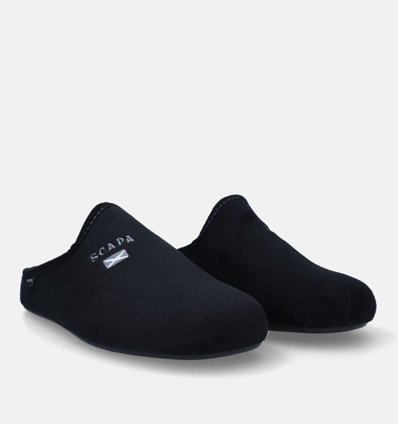 Scapa Pantoufles ouvertes en Noir pour hommes (333398)