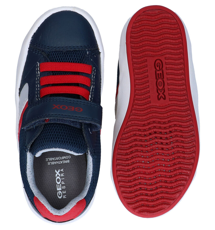 Geox Gisli Blauwe Sneakers in kunstleer (287079)